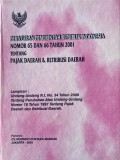 Peraturan Pemerintah Republik Indonesia: Nomor 65 dan 66 Tahun 2001  Tentang Pajak Daerah & Retribusi Daerah