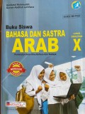 Bahasa dan Sastra Arab X : Buku Siswa